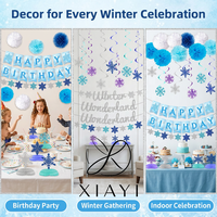 Kit de ballons Joyeux Anniversaire avec rideau en aluminium et confettis étoiles pour décorations de fête d'anniversaire garçons et filles