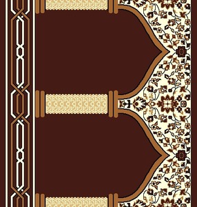 Fait sur mesure épais imprimé islamique jetable Rachel tapis de prière tapis Durable moderne tissé Style maison musulman polypropylène - Product Image 3