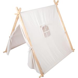 <b>Small</b> Foot Natural White Toy Play <b>Tent</b> for Children - Product Image 1
