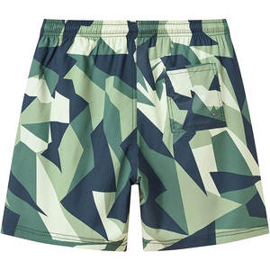 OEM Custom <b>Men</b> Swim <b>Shorts</b> Front Geometric <b>Camo</b> Pattern Waterproof Quick Dry Canvas Board <b>Shorts</b> Mesh Lining Wholesale Bulk - Product Image 2