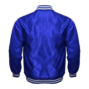 Veste en satin brodé sur mesure Streetwear de style bombardier qualité supérieure unisexe Vente en gros d'usine OEM 7 jours de production rapide - Product Image 2