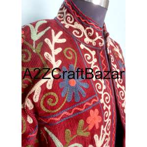 Chaqueta Corta de Otoño/Invierno con Bordado Elegante al por Mayor, Abrigo con Patrones Tradicionales, Ropa de Abrigo de Moda - Product Image 3