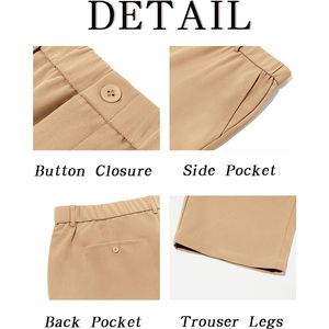 Pantalones de golf elásticos para hombre con logotipo personalizado marca OEM ideal para eventos promociones salidas casuales y uso deportivo - Product Image 5