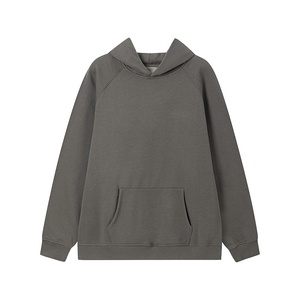 Sudaderas con Capucha Lisas con Impresión de Logotipo Personalizado, Sudaderas con Capucha Esenciales para Hombre, Sudaderas Extra Grandes de Algodón Grueso Unisex de Alta Calidad - Product Image 1