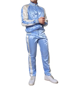 Men's High Quality Hooded Nylon <b>Tracksuit</b> Sets Solid Pattern Breathable Winter Use Drawstring Closure Custom Logo - Product Image 3