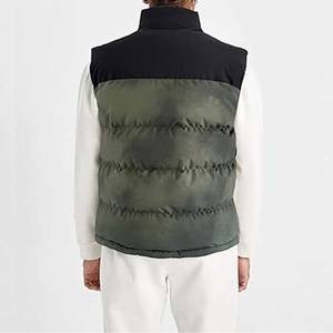 Veste matelassée à bulles pour le sport surdimensionnée pour hommes personnalisée OEM Veste d'hiver en laine à col montant avec fermeture éclair Dreesports - Product Image 4