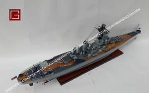 Gia Nhien Fabricant Approuvé Conception Personnalisée Bas quantité minimale de commande USS New Jersey ARTISANAT EN BOIS-Maquette en bois - Product Image 4