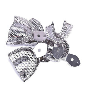 Plateaux d'empreinte dentaire manuels en acier inoxydable allemand légers et de haute qualité – Instruments et outils dentaires - Product Image 5