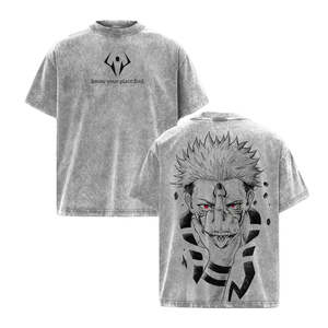 เสื้อยืดอนิเมะเรียวเมน ซุคุนะ ผ้าฝ้าย 100% ลายพิมพ์แฟชั่น เสื้อยืดเจอร์ซีย์ น้ำหนัก 200 กรัม 240 กรัม 280 กรัม - Product Image 2