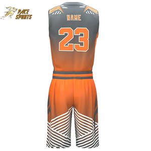 ชุดกีฬาผ้าโพลีเอสเตอร์ BSCI ไล่ระดับสีพิมพ์โลโก้ตามสั่งบาสเก็ตบอลไซส์พิเศษคอลเลคชั่นฤดูร้อน2025 - Product Image 2