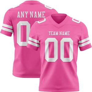 Jersey de Fútbol Americano de Alta Calidad, 100% Poliéster, Transpirable, de Secado Rápido, Proveedor OEM con Nombre de Equipo Personalizado - Product Image 5