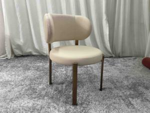 Meubles DISEN meubles style nordique restaurant meubles pieds en acier inoxydable chaises de salle à manger hôtel chaises de luxe pour salle à manger maison - Product Image 2