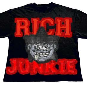 Camiseta recortada de gran tamaño de algodón pesado personalizada para hombre, hombro caído, cuello redondo, ajuste cuadrado, parche bordado con apliques, longitud corta - Product Image 6