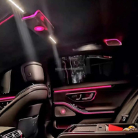 Speaker LED Atap Mobil W223, Speaker Plafon 64 Warna, Lampu Ambient untuk Mercedes Benz S-class S500 S580 S680 2021+