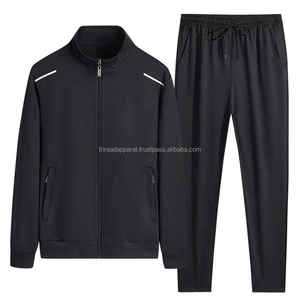 Unisex 100% Cotton Men Sweatshirt Hot New Two-Piece Custom-Made Hooded Pullover Sweatshirt and Solid Pattern <b>Sweatpants</b> <b>Sets</b> - Product Image 3