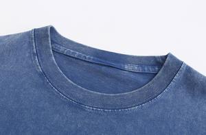 Ropa para hombre, camiseta de gran tamaño, camiseta lavada en blanco de algodón pesado, camiseta Vintage con gráfico personalizado, ropa informal para exteriores, Unisex - Product Image 3