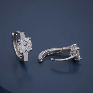 ต่างหูเงินแท้ 92.5 รุ่น Huggie คอลเลคชั่น 168180 - Product Image 6