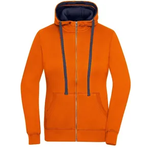 Ladies' <b>Zip</b>-<b>Up</b> Lifestyle Hoodie Personalized Promotional Sweatshirt - Product Image 6