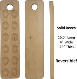 ถาดไม้ใส่ไข่และชาร์คิวรีแบบกลับด้านถาดเสิร์ฟชีส - Product Image 2