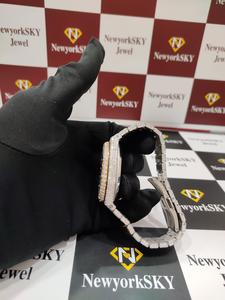 Montre en diamant Moissanite entièrement glacée au design attrayant avec accessoire de mode personnalisé vvs montre pour unisexe d'Inde - Product Image 6