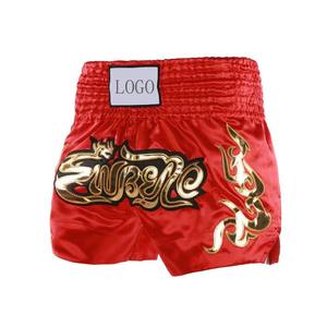Pantalones Cortos de Muay Thai de Alta Calidad, Personalizados, para Entrenamiento de Boxeo, Diseño de Objetivo para Pies, Material de Poliéster, Servicio OEM, Venta al por Mayor - Product Image 5
