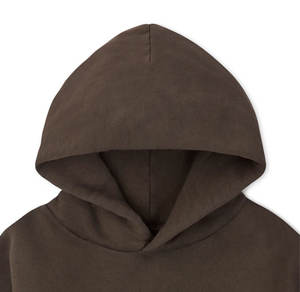 Sweat à capuche unisexe en molleton éponge sans cordon de serrage avec poche kangourou - Product Image 4