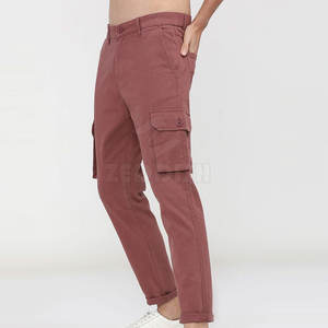 Pantalon Cargo léger et décontracté à taille moyenne pour hommes de style unique avec logo personnalisé Service OEM de haute qualité - Product Image 2