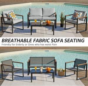 Factory Wholesale Homall Outdoor <b>Furniture</b> Set for Terrace Cafe and Resort - Product Image 4