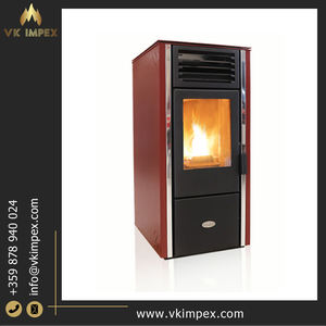 Estufa de pellets de diseño moderno de la mejor calidad Chaqueta de aire de hierro fundido de hierro de alta eficiencia de calefacción Villas Precio de mercado competitivo directo - Product Image 4