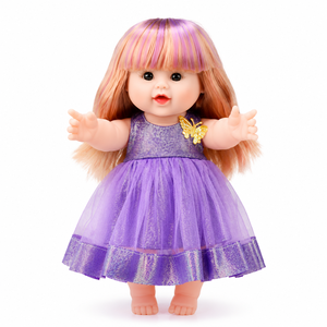 Bambola Americana TUSALMO con Sfumature di Colore, Pelle in Vinile Morbido, Vestito Elegante, Set Educativo, Giocattolo per Bambine - Product Image 3