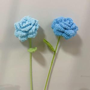 Flores de Ganchillo Creativas Hechas a Mano, Estilo Rosa Francesa, Producto Terminado, Venta al Por Mayor Directo de Fábrica - Product Image 5