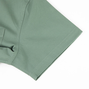 Camisa transpirable de manga corta con botones de contraste y cuello de alta calidad para hombre, camisa con estampado Digital - Product Image 3