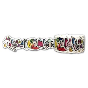 Cartoon Character Self-Adhesive Decorative Sticker Roll With <b>Gloss</b> Finish For Promotional Gifts - Product Image 1
