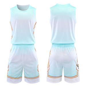 Top Selling Men's High Quality Quick Dry Custom Logo Sublimation Printed Basketball Uniform Set with Tank Top and Shorts - Product Image 5