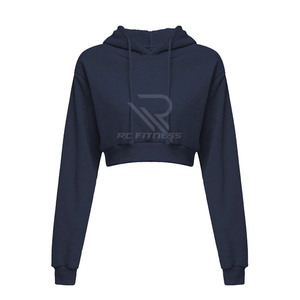 Sudadera Corta Oversize de Alta Calidad para Mujer, con Logotipo Personalizado ODM, Manga Larga, Informal, para Invierno, Técnica Tie Dye - Product Image 4