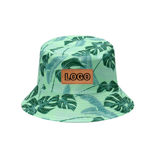 Chapeaux seau de voyage pour femmes avec logo personnalisé en gros 2025 unisexe applicable y compris fête pêcheurs casquette compressible impression de fleurs - Product Image 6