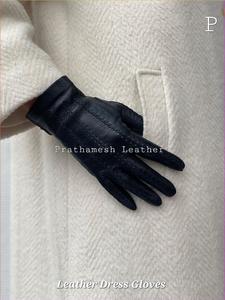 Gants en cuir les plus vendus Gants de style confortable de qualité supérieure pour hommes Gants de conduite souples d'extérieur parfaits pour les utilisations quotidiennes - Product Image 3