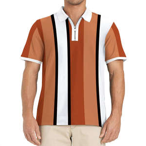 Camisa de Manga Corta para Hombre, Talla Grande, Nueva Colección 2026, Cierre de Cremallera, Cuello Solapa, Corte Ajustado, Ecológica, Envío Gratis - Product Image 3