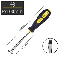 Set Obeng Magnetik Gagang Polipropilena Kelas Industri DIY dengan Mata Obeng Slotted/Phillips/Torx/Hex/Pentalobe, Lapisan Krom