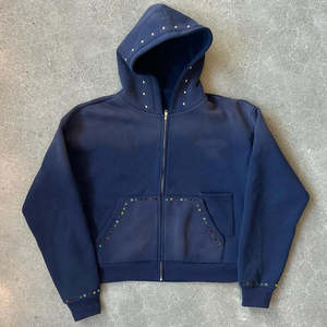 Sudaderas con Capucha Lisas al por Mayor, Unisex, de Alta Calidad, para Hombre, Talla Grande, de Felpa, con Cierre, Protección Solar - Product Image 3