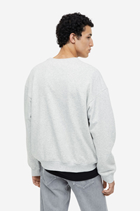 Poids lourd 100% coton sweat à col rond pour hommes sweat à capuche teint uni avec motif blanc d'hiver sweat à capuche pour hommes - Product Image 4