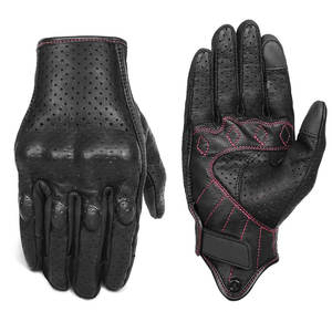 100% gants de course en cuir véritable/meilleurs gants de course en cuir de soutien de la cheville pour adultes - Product Image 6