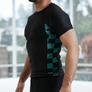 เสื้อรัดรูปสำหรับผู้ชายเสื้อออกกำลังกายแห้งเร็วสำหรับใส่ไปยิมฝึกซ้อม - Product Image 4