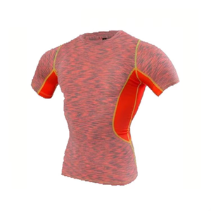 เสื้อยืดกีฬาผู้ชายแบบแห้งเร็ว ดีไซน์สั่งทำพิเศษ ผ้าตาข่ายสีดำ - Product Image 3