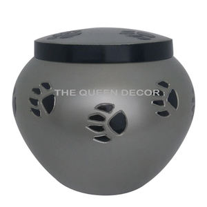 โกศใส่เถ้ากระดูกและขี้เถ้าของสัตว์เลี้ยงทำจากโลหะผสมสังกะสีแบบกำหนดเองที่ทันสมัยมีให้เลือกหลายสี - Product Image 6