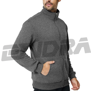 Sudadera polar con cremallera para hombre, manga larga, estilo informal, ligera, ropa cálida, tela suave, prendas de vestir exteriores de moda, ajuste cómodo, gran oferta - Product Image 2