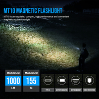 TrustFire MT10 Senter LED Mini USB-C Dapat Diisi Ulang Magnetik EDC Torch 1000 Lumens IP68 Tahan Air untuk Perbaikan dan Berkemah di Luar Ruangan.