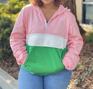 Jersey personalizado cortavientos chaqueta Anorak con media cremallera impermeable hermandad fraternidad diseño de talla grande Cierre de invierno tipo cremallera - Product Image 4