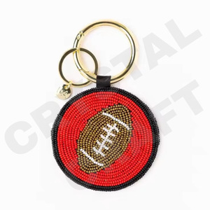 Game Day Football Designs Charms Seed Beads Cute Daily Custom Character Star Charms Girl Gift New Trend Style para Beaded - Product Image 1