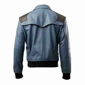 Best Selling Men New Style <b>Leather</b> <b>Jacket</b> Fashionable <b>Long</b> Sleeve Windproof <b>Jacket</b> For Man Wholesale Price <b>Leather</b> <b>Jacket</b> - Product Image 2
